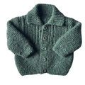 Dark Green 0-3m Cardigan
