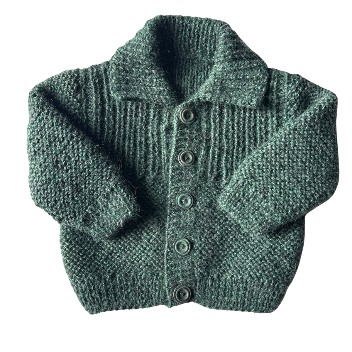 Dark Green 0-3m Cardigan