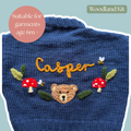 DIY Embroidery Kit - A woodland scene