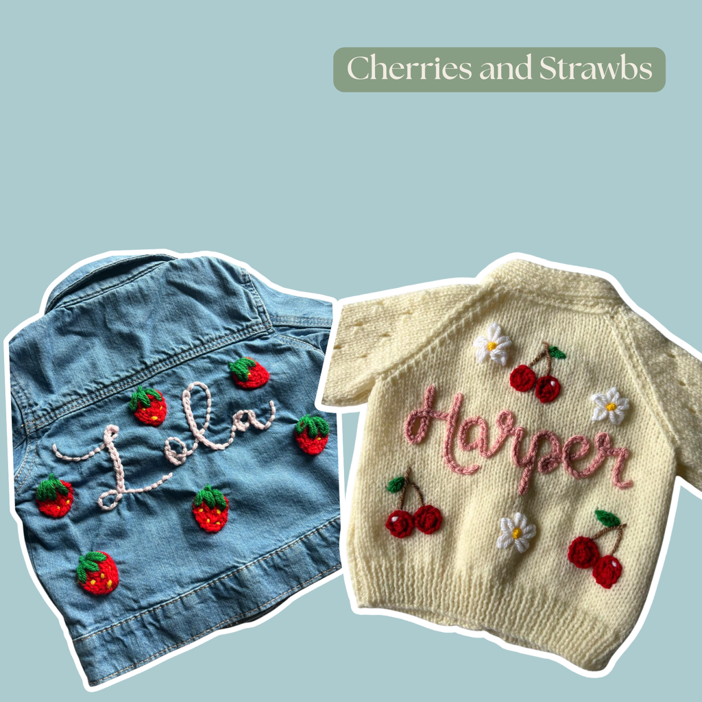 DIY Embroidery Kit - Cherries and Berries (all ages)