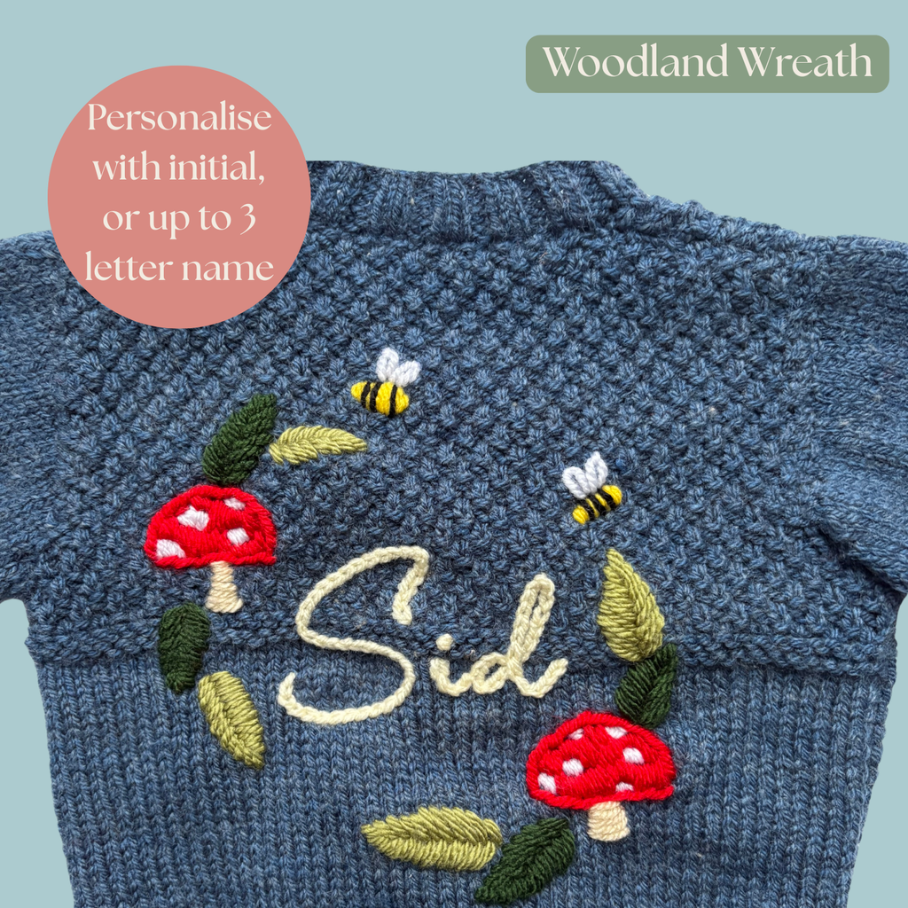 DIY Embroidery Kit - A Woodland Wreath