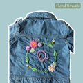 DIY Embroidery Kit - Floral Wreath