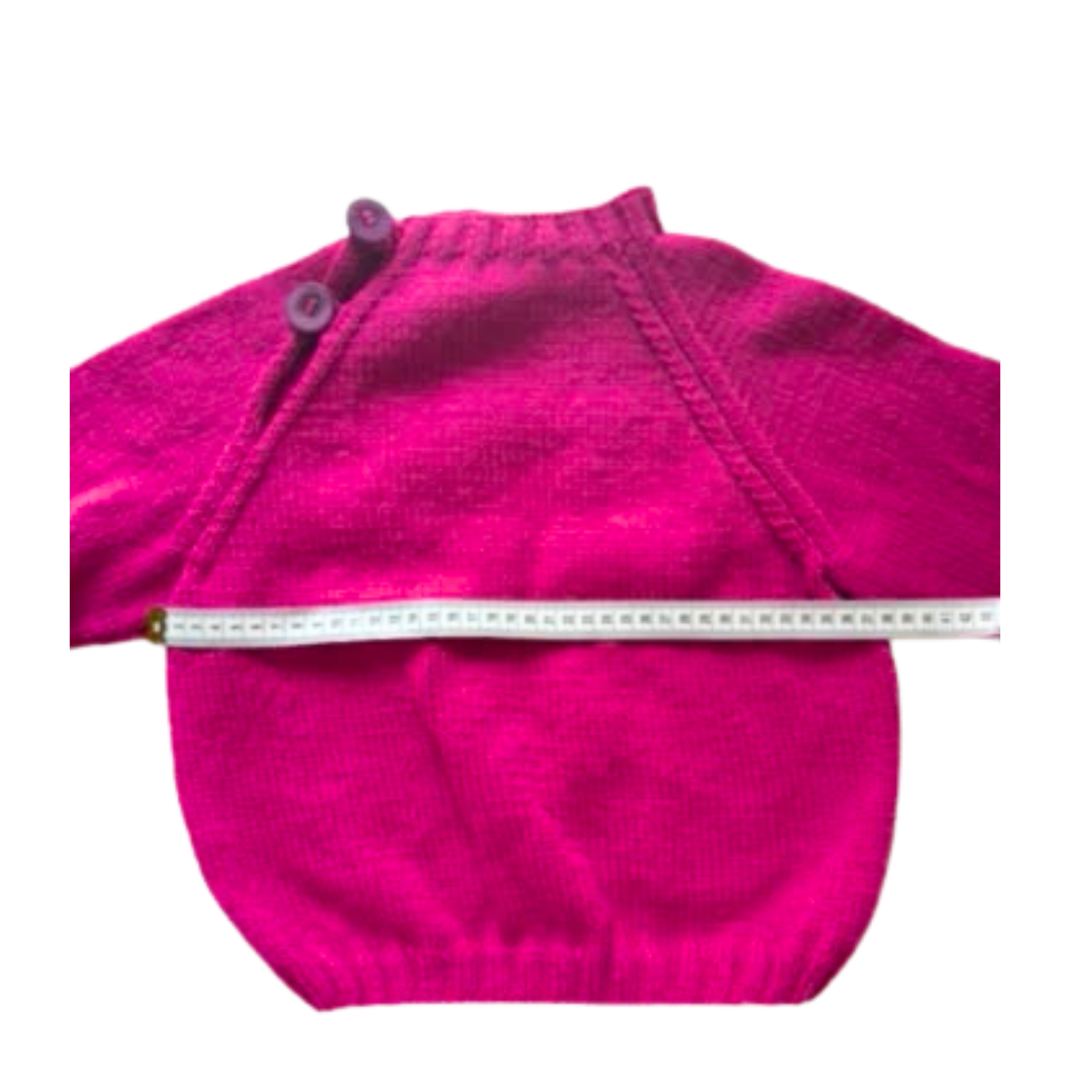 Pink 2-3 Years Hand-Knit Jumper