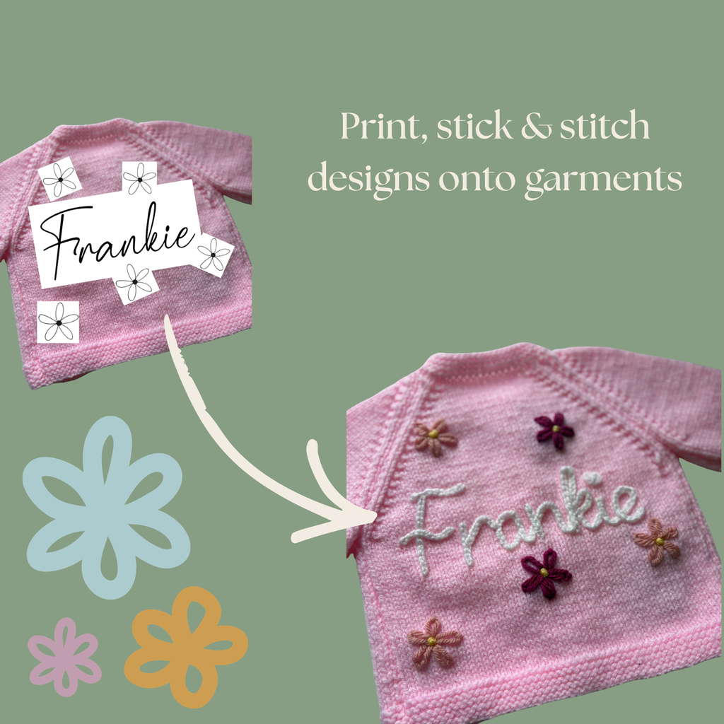DIY Embroidery Kit - Scattered Daisies