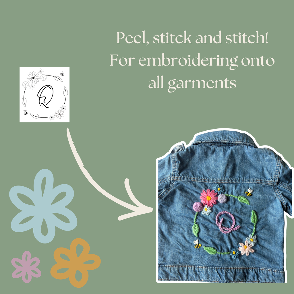 DIY Embroidery Kit - Floral Wreath