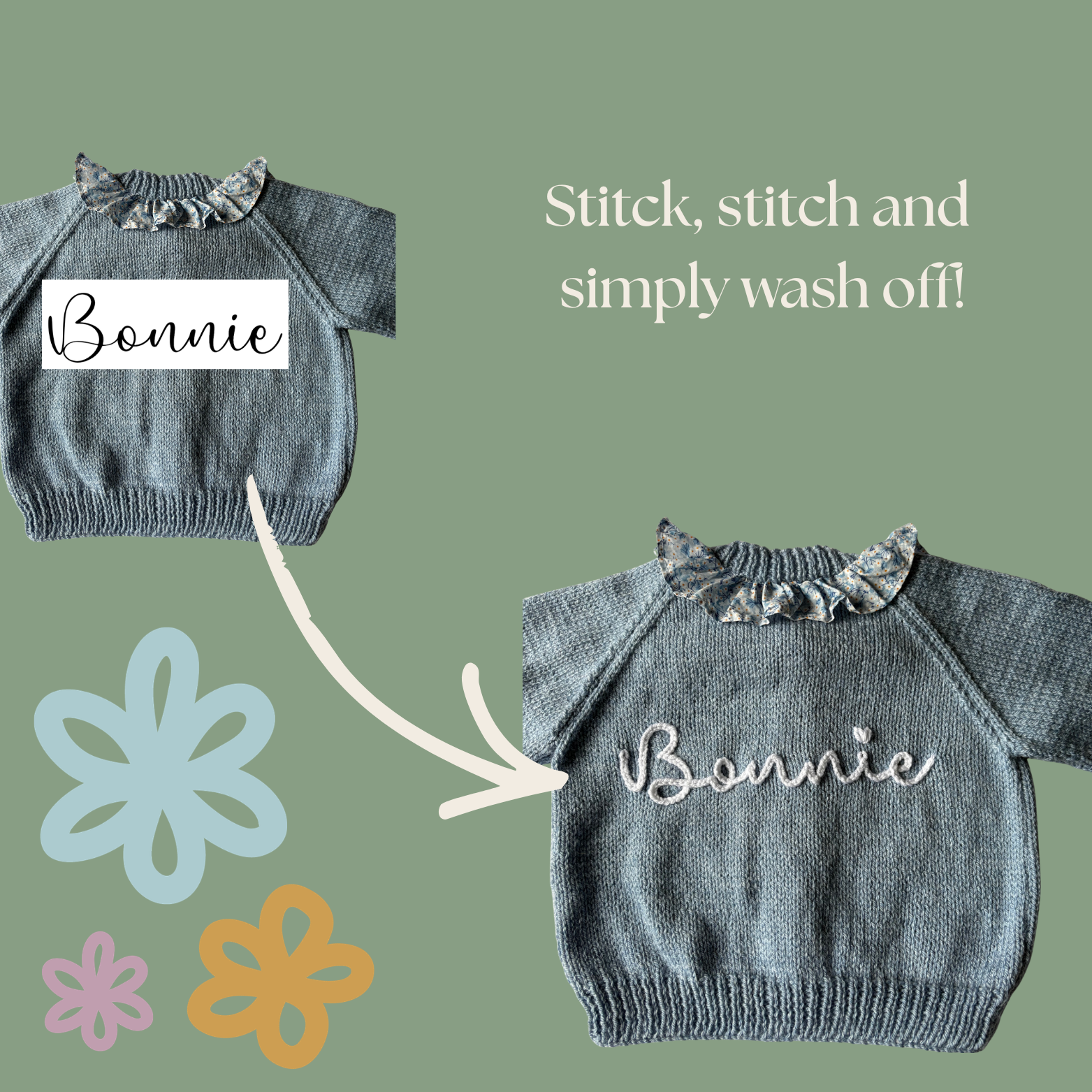 DIY Embroidery Kit - Name Only