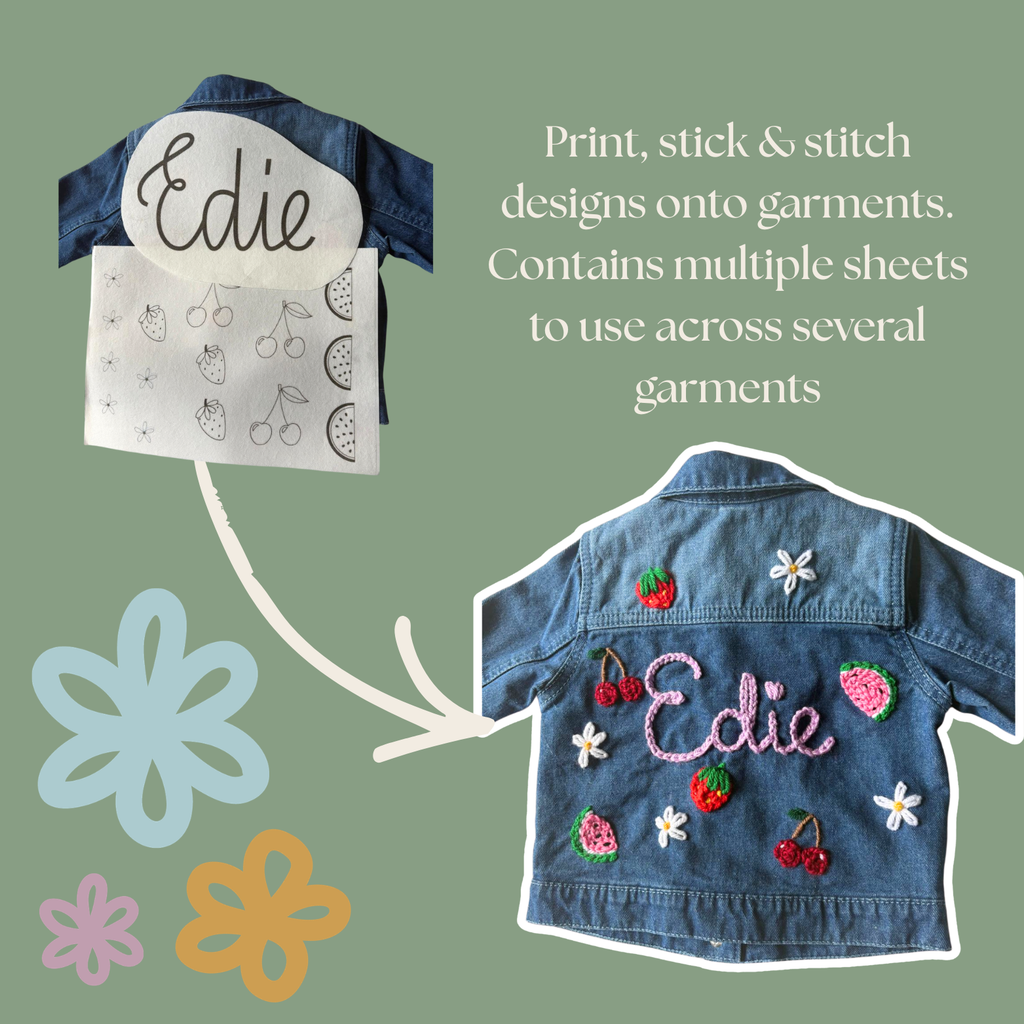 DIY Embroidery Kit - Fruity Tooty