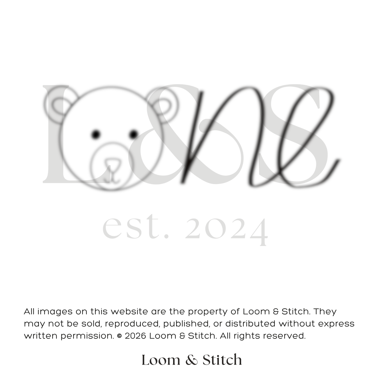 DIY Embroidery Kit - First Birthday Bear