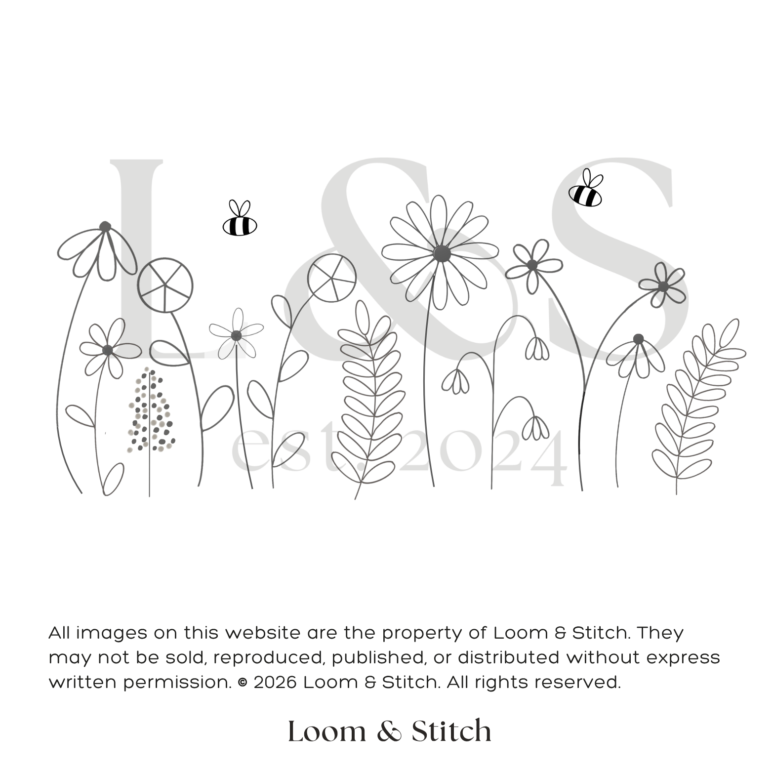 DIY Embroidery Kit - Wildflowers