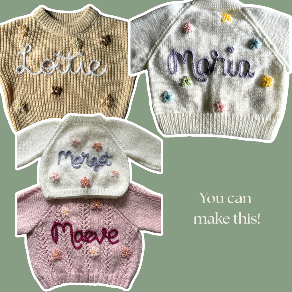 DIY Embroidery Kit - Scattered Daisies