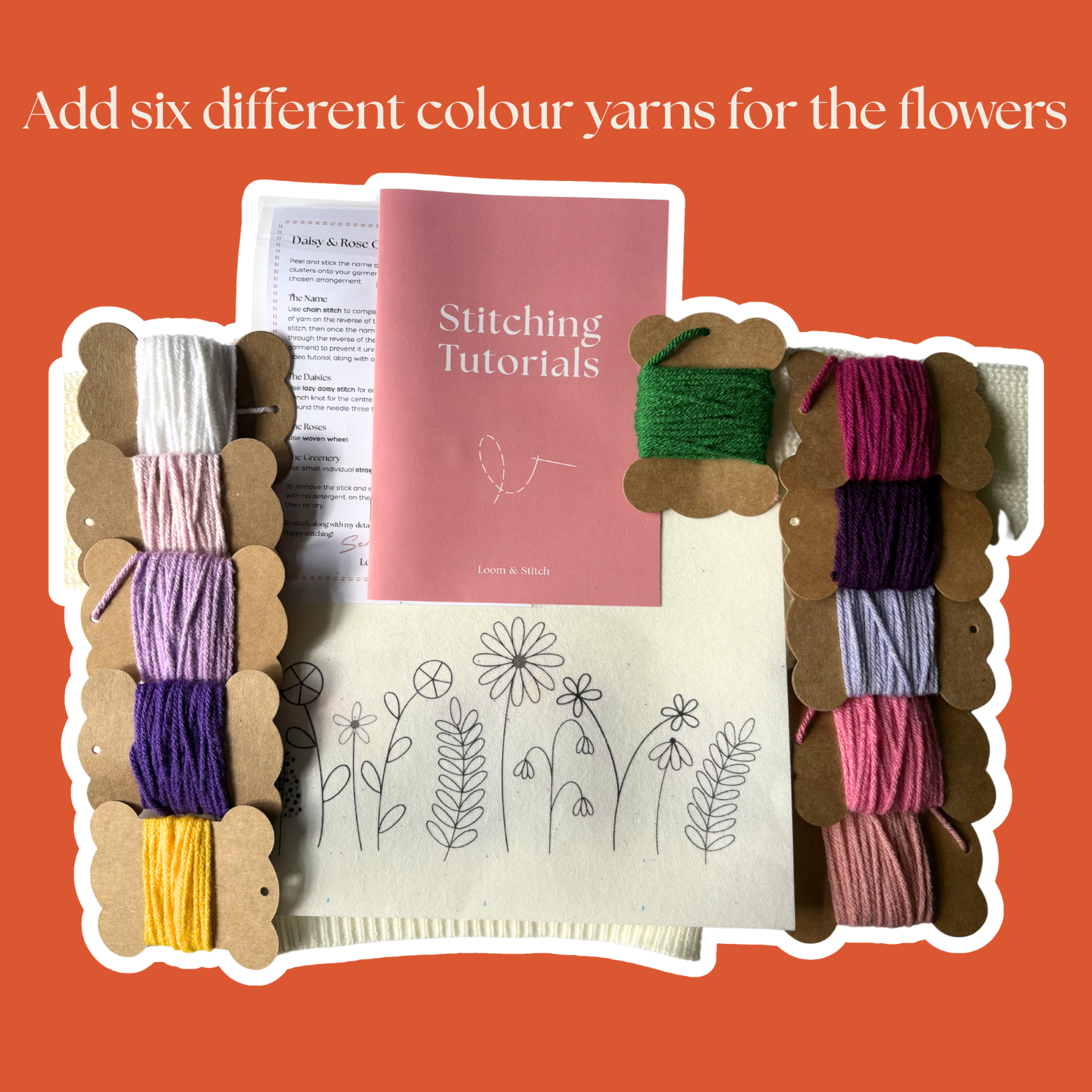 DIY Embroidery Kit - Wildflowers