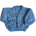 Sky Blue 0-3 Months Cardigan